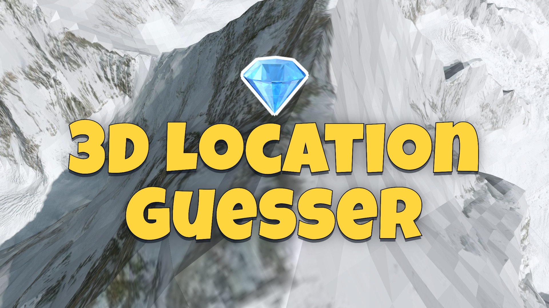 3D satellite terrain of Mount Everest from World Explorer's 3D Location Guesser